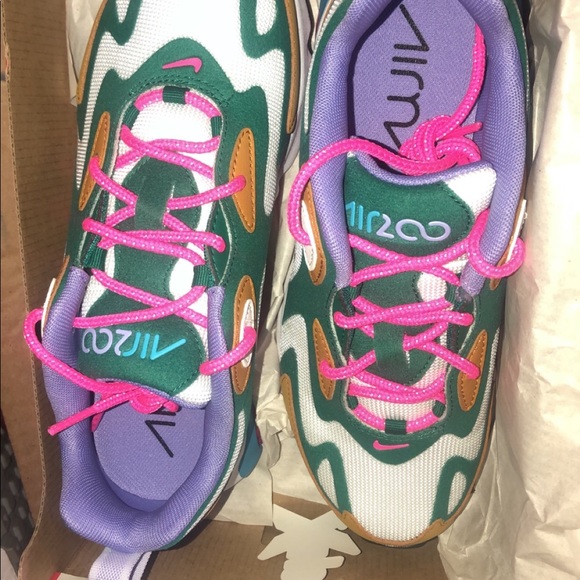 Nike air Max 200 mystic green size 7.5 - Picture 2 of 4